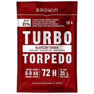 Liehovarnícke kvasnice turbo torpedo 72h 21% - 120 g vyobraziť