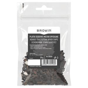 Dubové vločky silne pražené 20 g vyobraziť