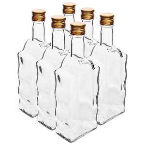 Fľaša kláštorná 500 ml s uzáverom na závit, biela - 6 ks vyobraziť