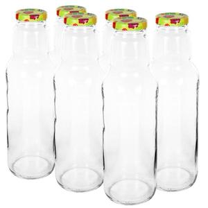 Fľaša na šťavu 750 ml s uzáverom na závit, fi43 - 6 ks vyobraziť