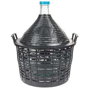 Demižón na víno 20 l v plastovom košíku vyobraziť