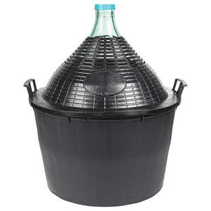 Demižón na víno 34 l v plastovom košíku vyobraziť