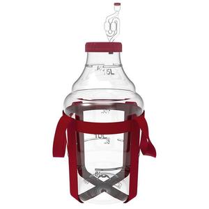Demižón na víno ľahký, nerozbitný, s popruhmi 15 l vyobraziť