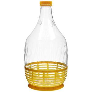 Demižón dama 5 l pet s uzáverom na závit a košíkom vyobraziť