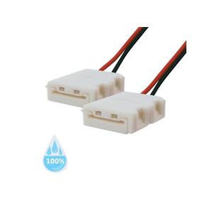 Spojka nepájivá pre LED pásik 3528, 2835 30, 60LED/m 8mm s vodičom, vodeodolný IP68 vyobraziť