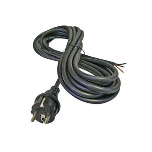 Flexo šnúra gumená 3x1, 0mm2 5m čierna GETI vyobraziť