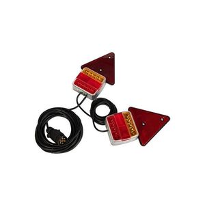 Svetlo na prívesný vozík LED BLOW 23-219 s káblom a trojuholníkom vyobraziť