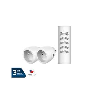 Zásuvky bezdrôtové GETI RCS212 2+1 vyobraziť