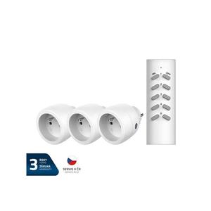 Zásuvky bezdrôtové GETI RCS312 3+1 vyobraziť