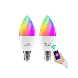 Smart LED žiarovka E14 4, 5 W RGB NOUS P4/2pack WiFi Tuya sada 2ks vyobraziť