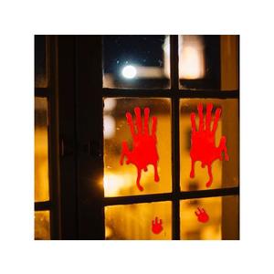Gélová nálepka na okno FAMILY 58107L Halloween - krvavé ruky vyobraziť