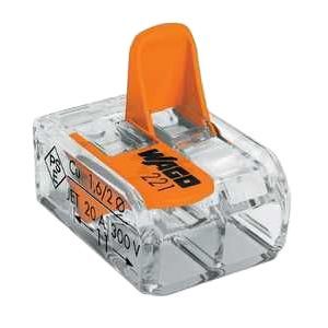 Svorka Wago 221-412 2x0, 2-4mm2 s pákou vyobraziť