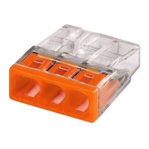 Svorka Wago 2273-203 3x0, 5-2, 5mm2 transparentná/oranžová vyobraziť