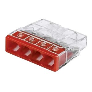 Svorka Wago 2273-204 4x0, 5-2, 5mm2 transparentná/červená vyobraziť