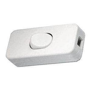 Vypínač mezišňůrový 250V/2A biely HADEX vyobraziť