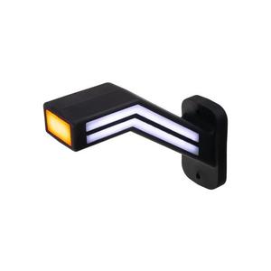 Pozičné LED svetlo (tykadlo) pre nákladné vozne CARCLEVER pravej červeno-bielo-oranžovej TRL191R vyobraziť