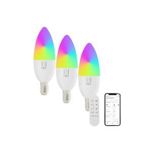 Smart LED žiarovka E14 6W RGB + CCT IMMAX NEO 07716CDO WiFi Tuya sada 3ks vyobraziť