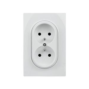 Dvojitá zásuvka ELECTROMALT OVA1029W OVAL vyobraziť