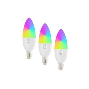 Smart LED žiarovka E14 6W RGB + CCT IMMAX NEO 07716C WiFi Tuya sada 3ks vyobraziť