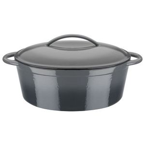 GSW Liatinový hrniec na dusenie/pekáč/tajin (pekáč, sivá, 33 x 25 cm) vyobraziť