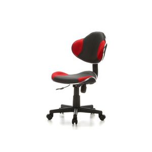 hjh OFFICE Detská stolička KIDDY GTI-2 (sivá/červená) vyobraziť