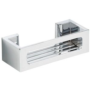 Wenko Polica do kúpeľne Static-Loc® Bralia (nástenná polica, chróm) vyobraziť