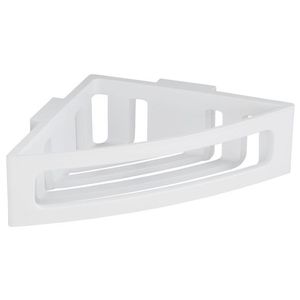 Wenko Polica do kúpeľne Static-Loc® Bralia (rohová polica, biela) vyobraziť