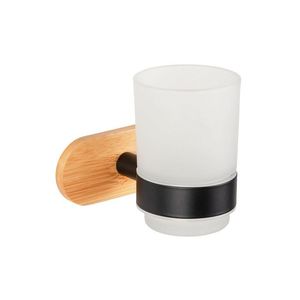 Wenko Kúpeľňové doplnky Turbo-Loc® Orea Bamboo (pohárik na zubnú kefku a pastu) vyobraziť