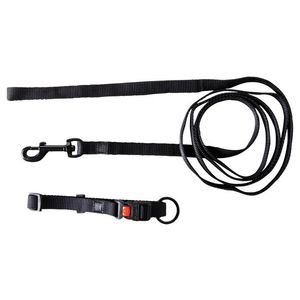 Karlie Obojok a vôdzka pre psy, 100 cm (čierna) vyobraziť