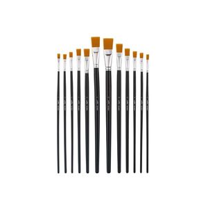 crelando® Súprava nylonových štetcov (plochý/12-dielna súprava) vyobraziť