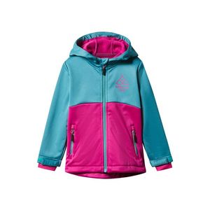 lupilu® Dievčenská softšelová bunda (tyrkysová/ružová, 98/104) vyobraziť