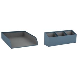 crelando® Organizér do kancelárie (stojan/organizér na dokumenty, modrá) vyobraziť