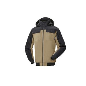 PARKSIDE® Pánska pracovná bunda s podšívkou (čierna/hnedá, XL (56/58)) vyobraziť