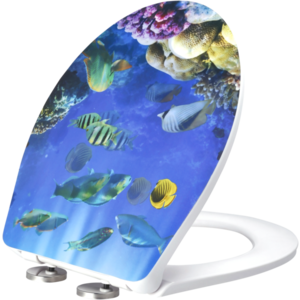 LIVARNO® Duroplastová WC doska Premium (ryby) vyobraziť