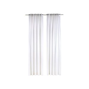 LIVARNO® Závesy, 135 x 254 cm, 2 kusy (biela) vyobraziť