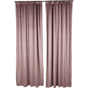 LIVARNO® Súprava velúrových závesov, 135 x 254 cm, 2-dielna (bledoružová) vyobraziť