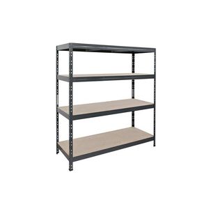 AR SHELVING Vysokozáťažový regál RIVET (180x150x60 cm, antracitovosivá) vyobraziť