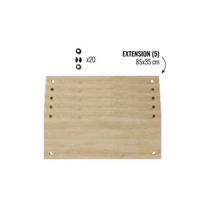 AR SHELVING Rozšírenie pre nástenný regál DECO (85x35 cm) vyobraziť