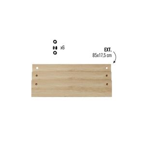 AR SHELVING Rozšírenie pre nástenný regál DECO (85x17, 5 cm) vyobraziť