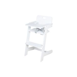 roba Detská jedálenská stolička (Grow Up, biela) vyobraziť