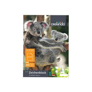 crelando® Skicár DIN A3, 40 listov (koaly) vyobraziť