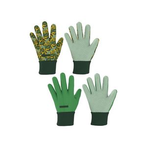 PARKSIDE® Dámske/Pánske záhradné rukavice, 2 páry (listy/zelená, 7) vyobraziť