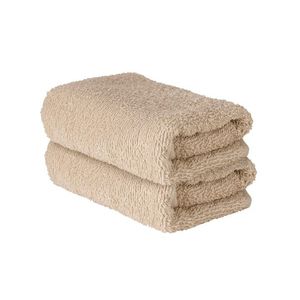 LIVARNO® Froté uterák pre hostí, 30 x 50 cm, 2 kusy (béžová) vyobraziť
