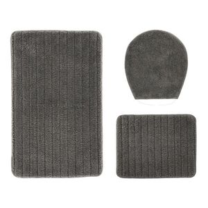 LIVARNO® Kúpeľňová súprava, 3-dielna (bez výrezu, sivá) vyobraziť