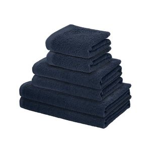 LIVARNO® Súprava froté uterákov, 6-dielna (tmavomodrá) vyobraziť