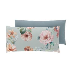LIVARNO® Obliečky na vankúš zo saténového mikrovlákna, 40 x 80 cm, 2 kusy (kvety) vyobraziť