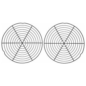 SILVERCREST® Mriežky na pečenie a ochladenie, 2 kusy (okrúhly) vyobraziť