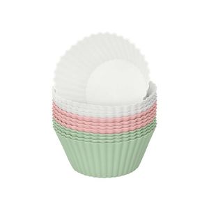 SILVERCREST® Silikónové formy na pečenie (košíčky na muffiny) vyobraziť