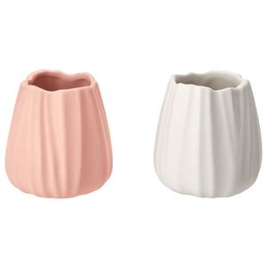 LIVARNO® Súprava váz, 2-dielna (ružová/biela) vyobraziť