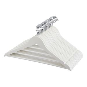 W5 Drevené vešiaky na šaty, 20 kusov (biela) vyobraziť